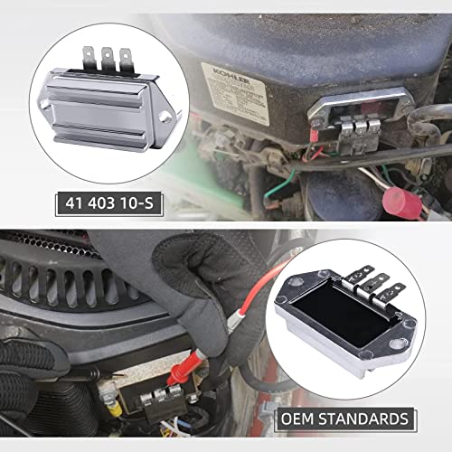 Tang Voltage Regulator Rectifier Replaces for Kohler 8-25 HP Engine,Fit Part Number 41 403 09,41 403 10-S,25 403 03-S,41 403 04,41 403 05,41 403 06,41 403 08 - Image 5