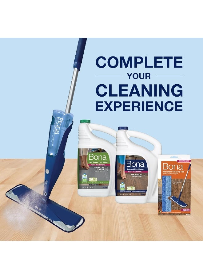 BONA - Bona Microfiber Cleaning Pad for Hardwood & Hard Surface Floors - 3 Pack - For Use With Bona Mop - Dual Zone Cleaning Design for Faster Cleanup - Image 1