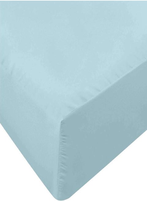 Utopia Bedding Queen Fitted Sheet - Bottom Sheet - Deep Pocket - Soft Microfiber -Shrinkage and Fade Resistant-Easy Care -1 Fitted Sheet Only (Spa Blue)