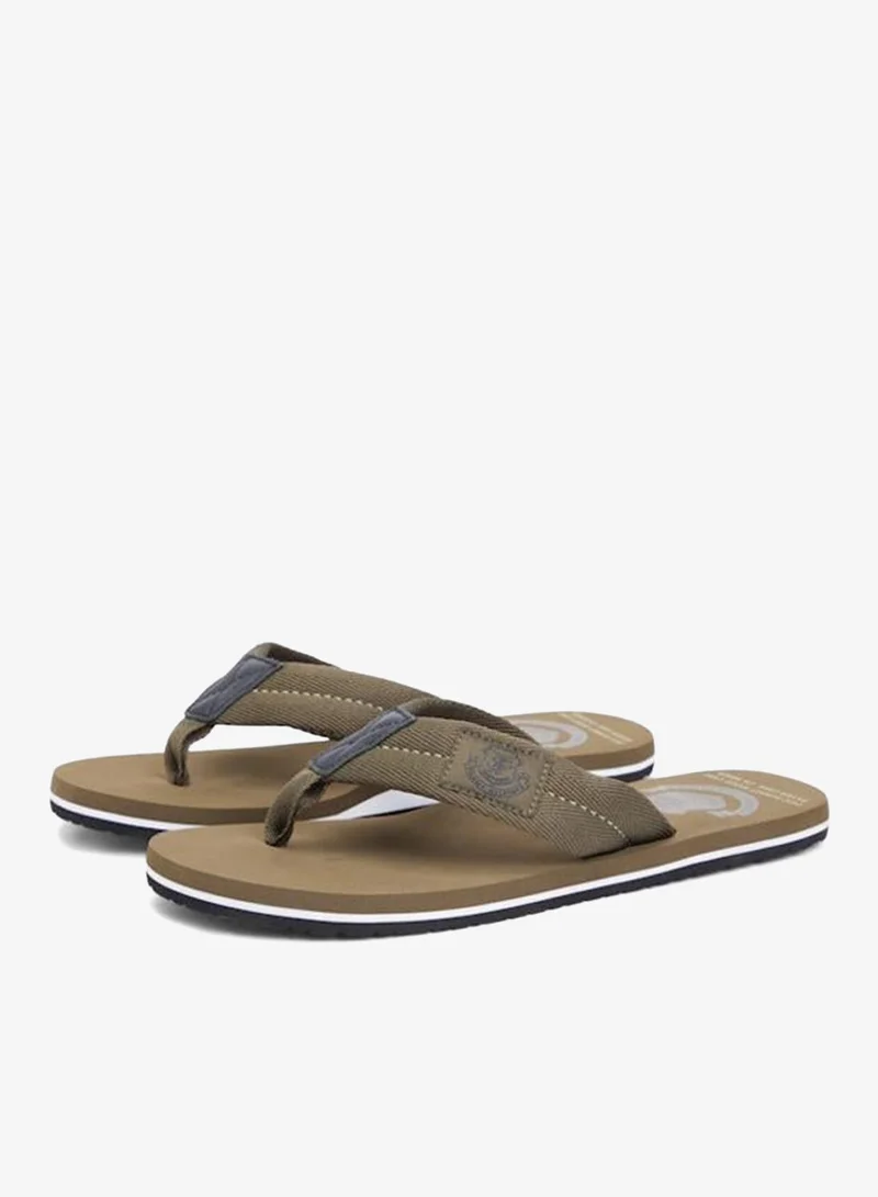 TOMMY HILFIGER Willow Green Patch  Beach Sandal for Men | Best Price UAE