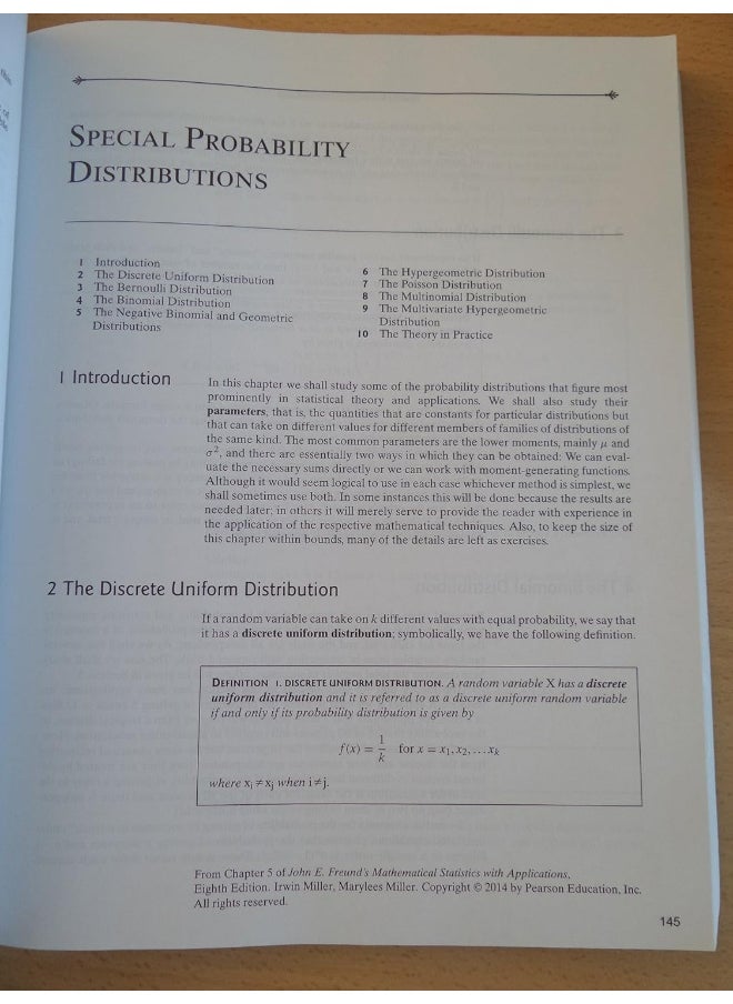 null - John E. Freund's Mathematical Statistics with Applications: Pearson New International Edition - Image 1