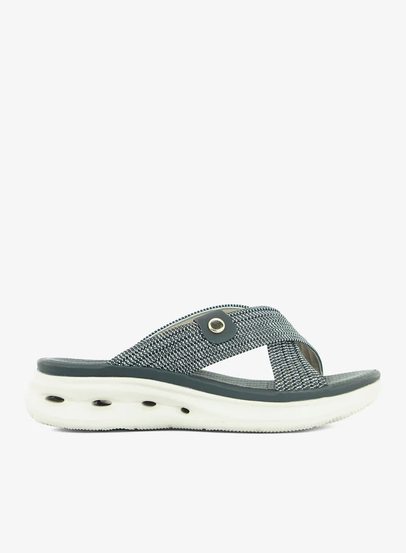 ZAYNA 221-342 Zayna Ladies Casual Slides 19Z332-326 Black