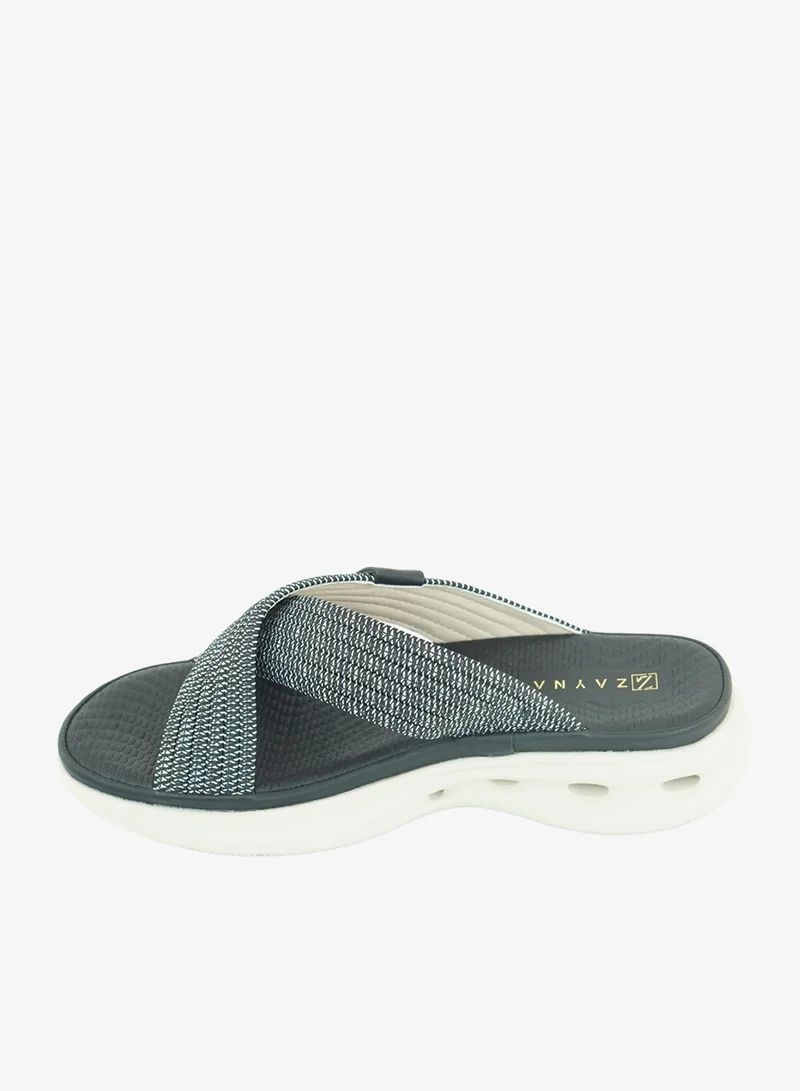 زينة 221-342 Zayna Ladies Casual Slides 19Z332-326 Black