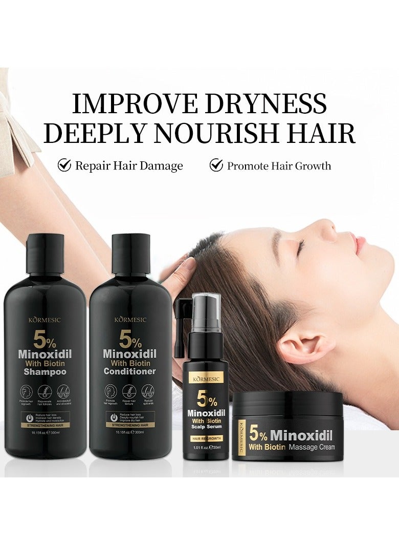 Kormesic Minoxidil Shampoo - 300ml Anti-Hair Loss Shampoo - Image 5