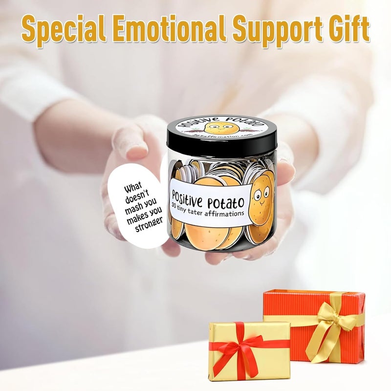 KASTWAVE 30-Pack Positive Affirmation Cards for Emotional Support and Daily Motivation, Unique Inspirational Messages in a Cute Affirmation Jar, Unique Gifts for Women, Teen Girl Gifts Trendy Stuff - Image 3