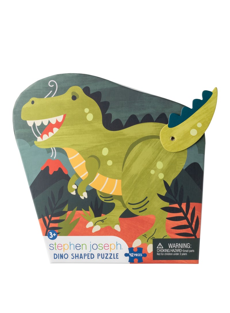 Stephen Joseph Shaped Jigsaw Puzzle Dino For Kids - Image 2