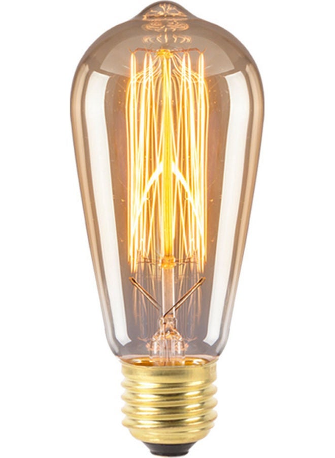 NIBEMINENT 40W Filament Tungsten Vintage Light Bulb Yellow 15 x 7 7cm - Image 1