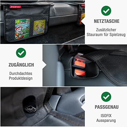 ATHLON TOOLS Child seat pad with Side Protection - Optimal fit - Isofix Compatible - Thickly Padded - for Child Seats, Infant Carriers and Booster Seats - Designed in Germany - Image 3
