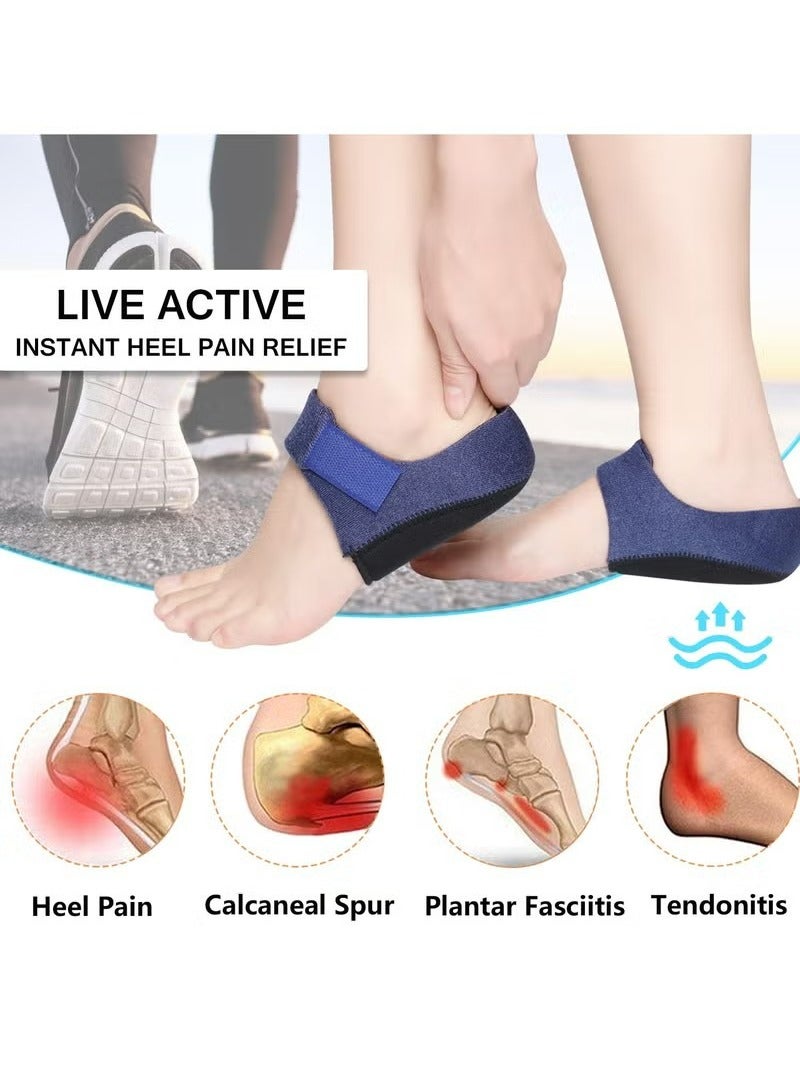 HAVEN 2 Pieces Plantar Fasciitis Socks with Arch Support Heel Protector for Plantar Fasciitis and Heel Pain Relief - Image 4