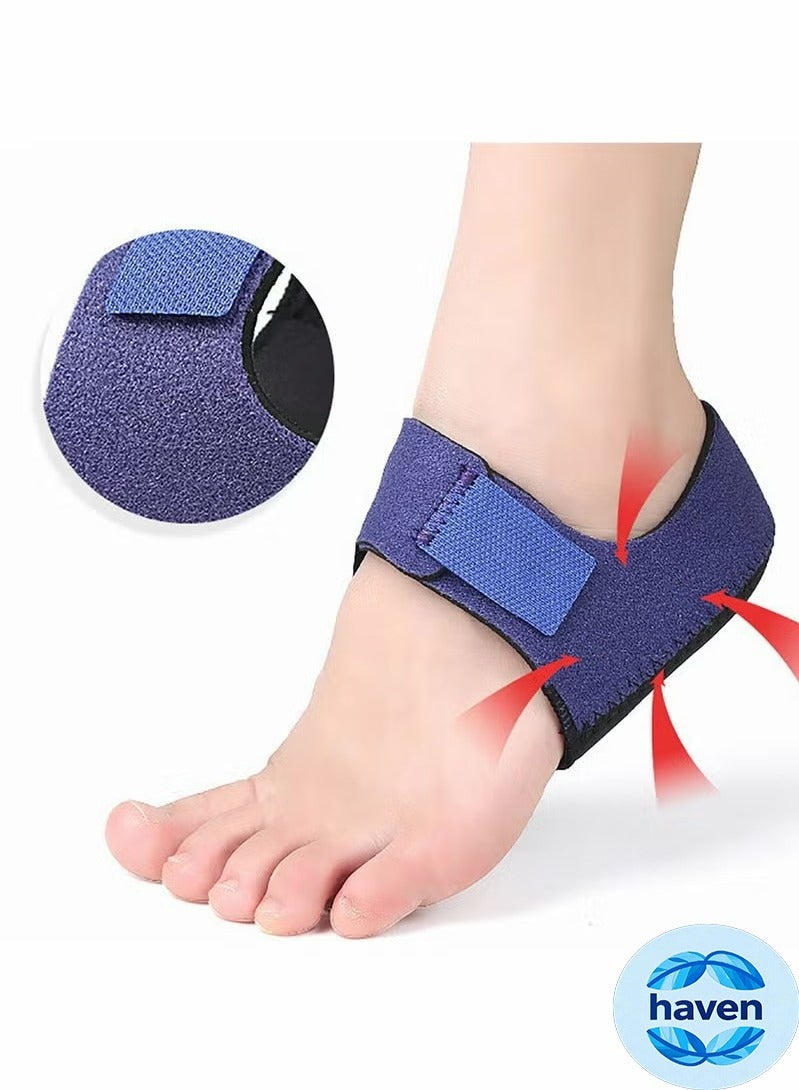 HAVEN 2 Pieces Plantar Fasciitis Socks with Arch Support Heel Protector for Plantar Fasciitis and Heel Pain Relief - Image 1