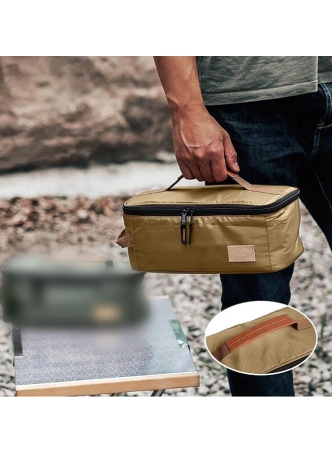 PEI  AN Portable Outdoor Camping Cookware Storage Bag, 210D Waterproof Oxford Cloth, Multifunctional Classification Organizer for Camping Utensils, Spoon, Chopstick, BBQ and Travel Cooking - Image 2