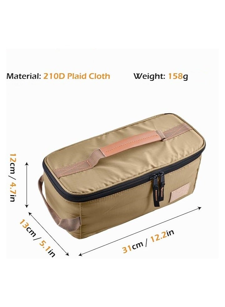 PEI  AN Portable Outdoor Camping Cookware Storage Bag, 210D Waterproof Oxford Cloth, Multifunctional Classification Organizer for Camping Utensils, Spoon, Chopstick, BBQ and Travel Cooking - Image 5