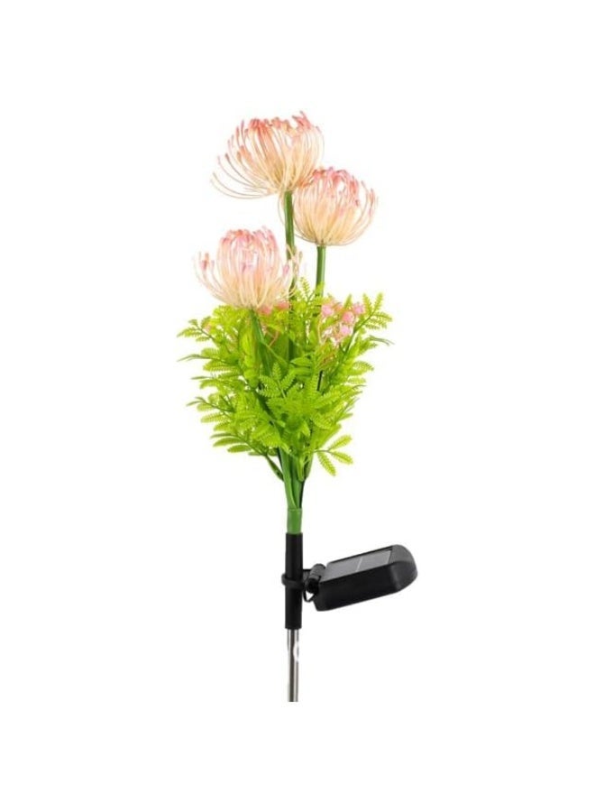 Solar Flower Lights Outdoor, Waterproof 8 Color Changing LED Garden Decor, 2 Pcs Set - Image 1