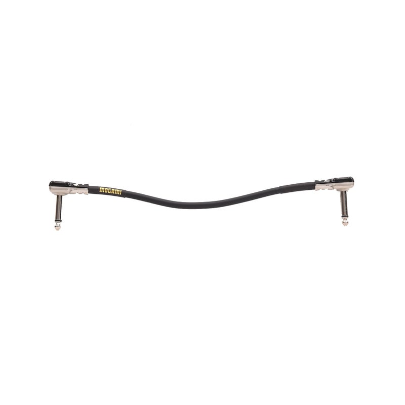 Mogami Gold Instrument PRR 1.0 Pancake Right Angle to Right Angle Pedal Cable - 10 inch