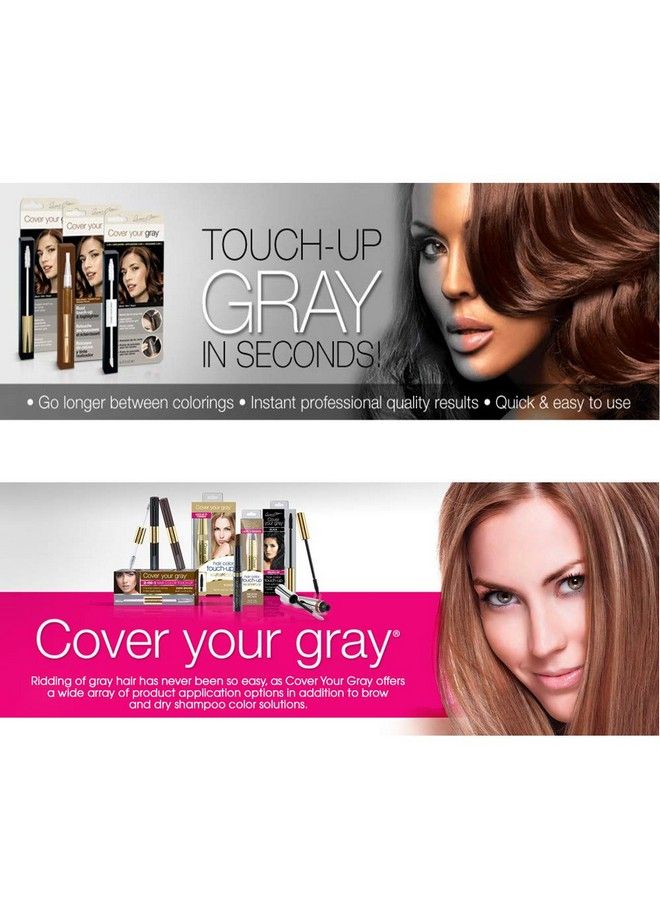 Cover Your Gray 2In1 Wand And Sponge Tip Applicator Light Brown Blonde (Pack Of 2) - Image 5