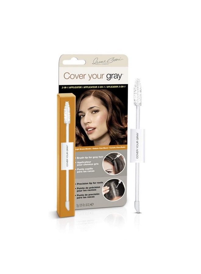 Cover Your Gray 2In1 Wand And Sponge Tip Applicator Light Brown Blonde (Pack Of 2) - Image 1