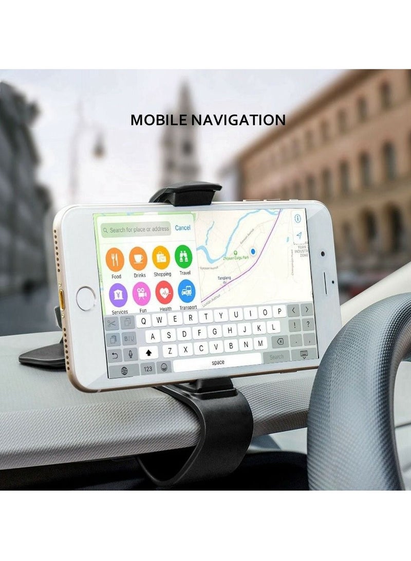 Car Phone Holder Dashboard Cellphone Mount Mobile Clip Stand HUD Non-Slip Cell Phone Holder Design for Smart phone - Image 3