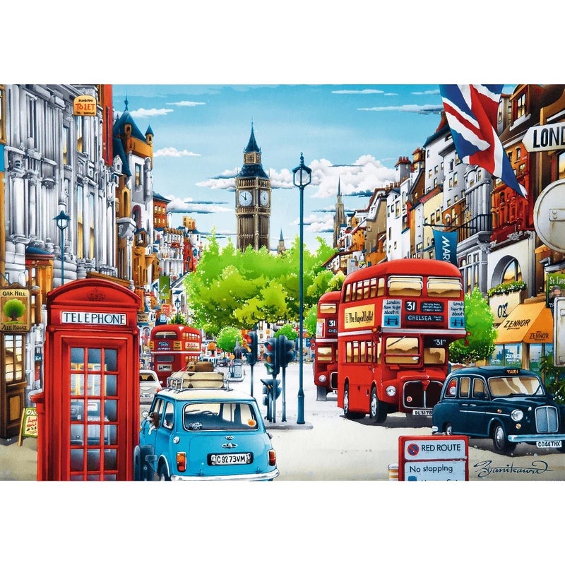 Trefl - London Street Puzzle 1000 Pieces - 10557 - Image 2