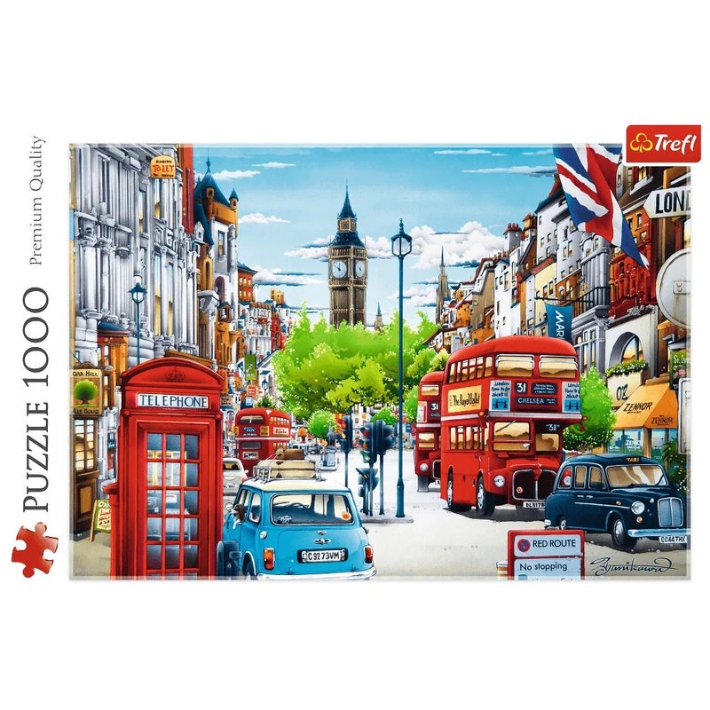 Trefl - London Street Puzzle 1000 Pieces - 10557 - Image 3