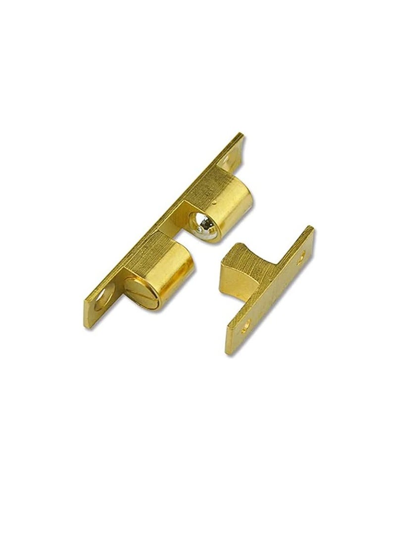 ROBUSTLINE Robustline Ball Tension Catch,Furniture Cabinet Door Brass Double Ball Roller Catch Latch, Adjustable Double Ball Tension Roller Catch Latch Hardware (12 pcs)  - Image 2
