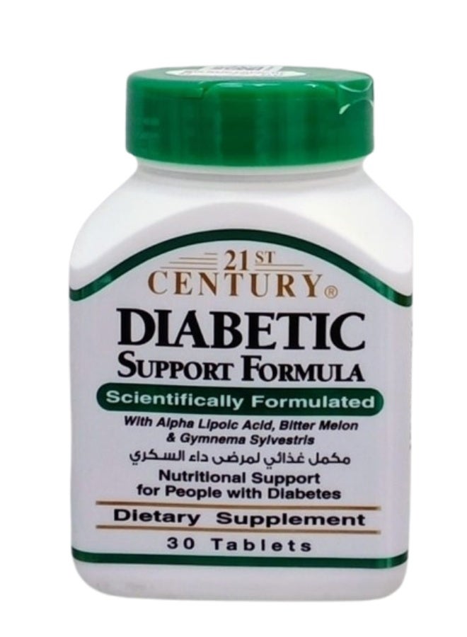 21ST CENTURY DIABETIC SUPPORT FORMULA 30 TAB