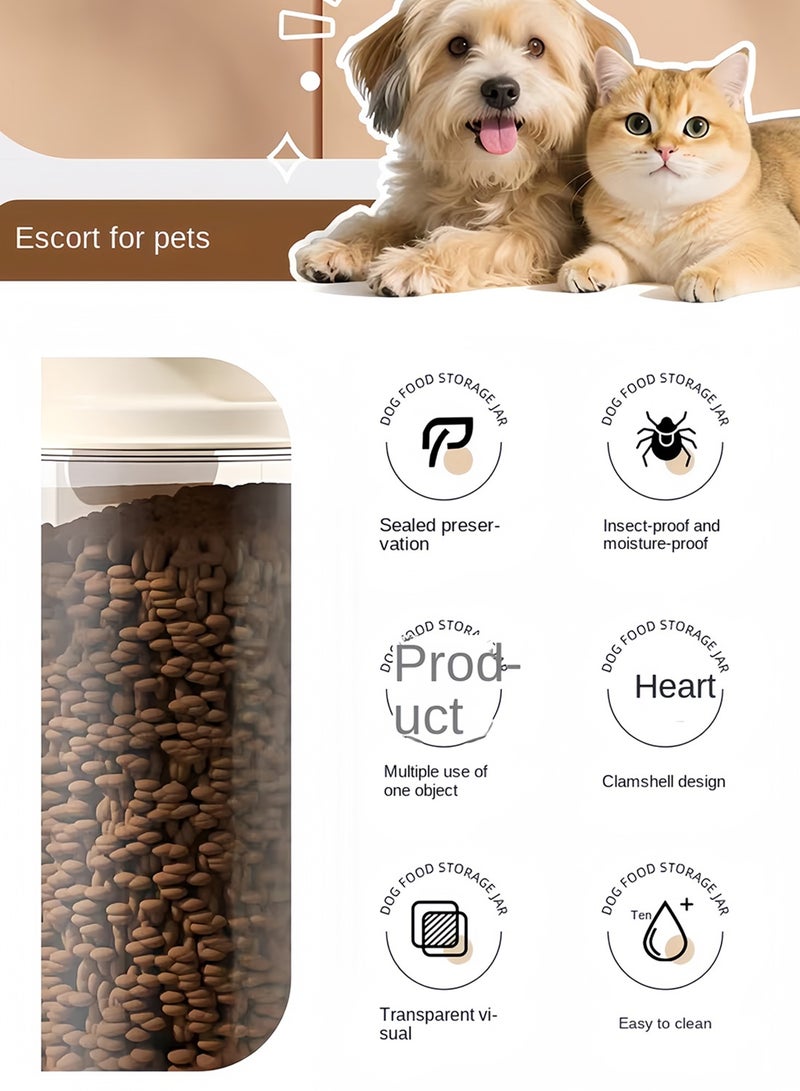 كيدل حاوية تخزين أغذية الحيوانات الأليفة حاوية تخزين أغذية القطط للكلاب والقطط والطيور والحيوانات الأخرى - Image 5
