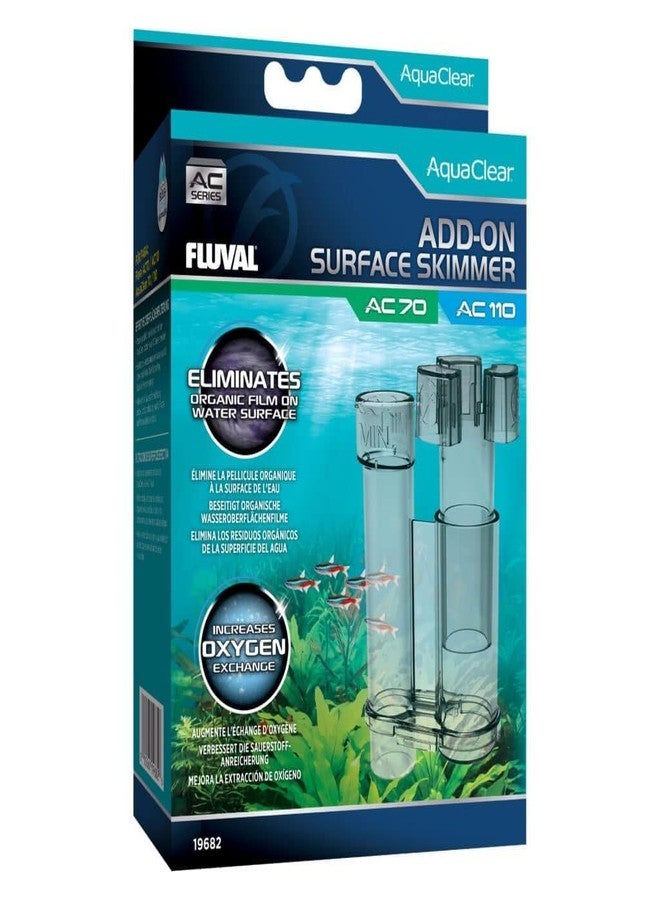 Fluval Add-On Surface Skimmer - Compatible with AC70 & AC110 Power Filters - Removes Surface Film & Organic Waste - Improves Oxygen Exchange & Water Clarity - Easy Install, Safe for Fish - Image 1