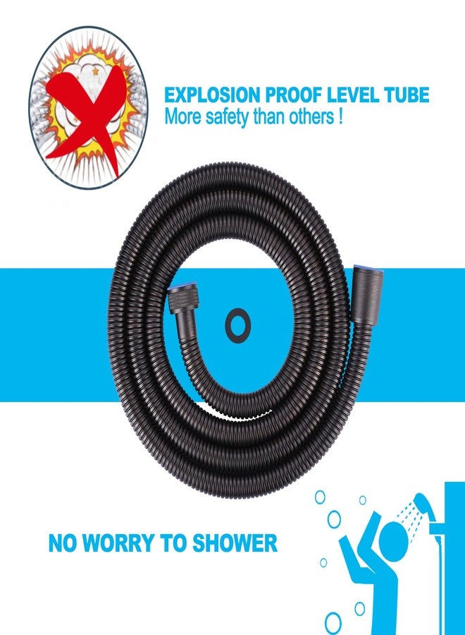 ALEASHA 79 Inches Shower Hose Oil-Rubbed Bronze Finished, ALEASHA SUS 304 Stainless Steel Extra Long Shower Head Hose Replacement Handheld Shower Head Hose for Pet Bathroom Bathing Cleaning - Image 4