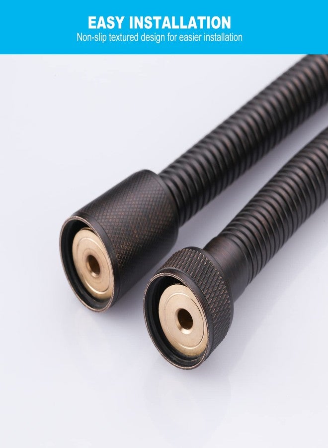 ALEASHA 79 Inches Shower Hose Oil-Rubbed Bronze Finished, ALEASHA SUS 304 Stainless Steel Extra Long Shower Head Hose Replacement Handheld Shower Head Hose for Pet Bathroom Bathing Cleaning - Image 5