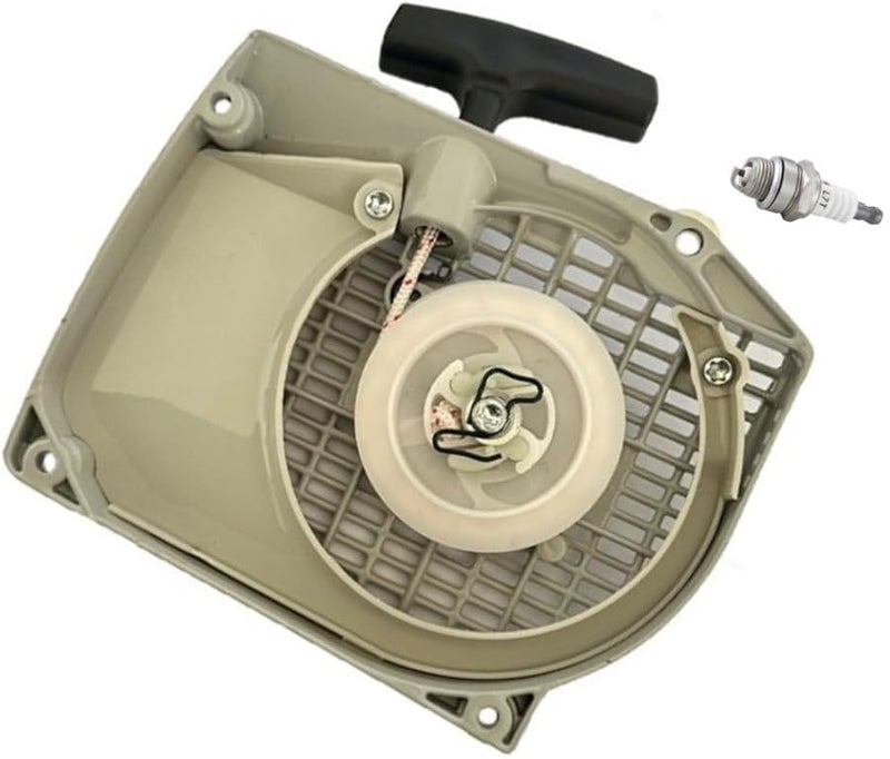 مجموعة إعادة تشغيل سحب لفائف الارتداد لقطع غيار منشار سلسلة Stihl MS440 MS460 - Image 2