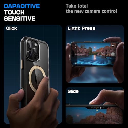 SUPCASE for iPhone 16 Pro Case with Camera Control Capture Button Unicorn Beetle Mag Stand Compatible with MagSafe Slim Protective Magnetic Phone Case for iPhone 16 Pro 63 2024 BlackGold - Image 3
