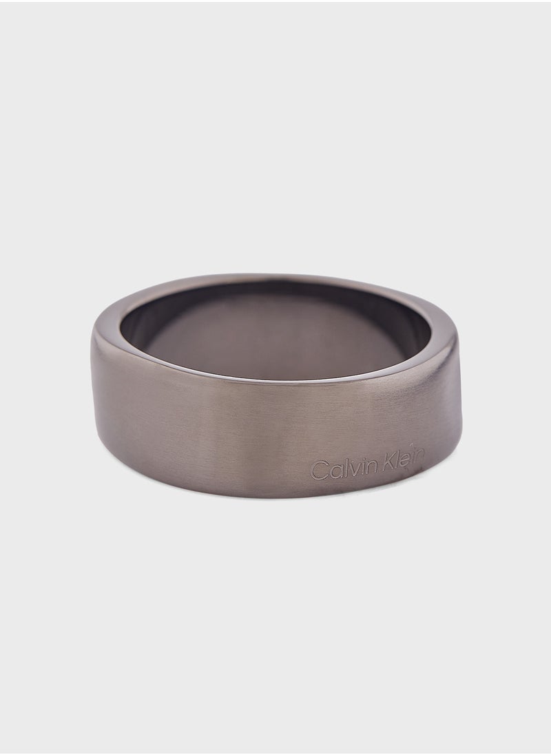 CALVIN KLEIN - Ck Metallic Waves  Ring - Image 1