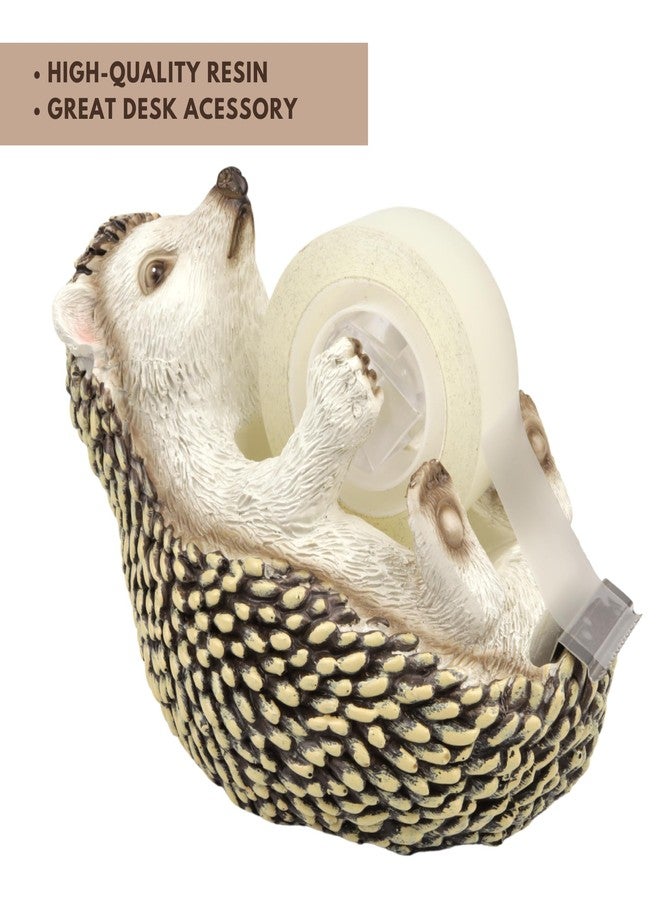 Needzo Hedgehog Tape Dispenser, Office Desk Accessory, 5"x3"x3.75" - Image 4