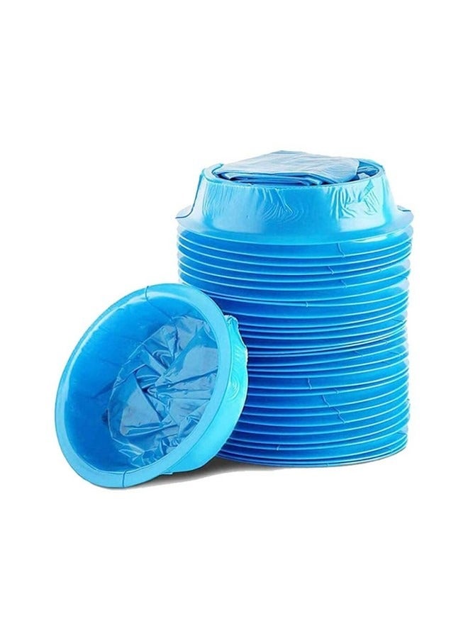 Beauenty Vomit Bags Disposable Disposable barf bags, pack of 10 barf bags, 1000ml barf bags, disposable barf bags, portable barf bags, car and plane barf bags, travel motion sickness, taxi, kids, adults, Blue - Image 1