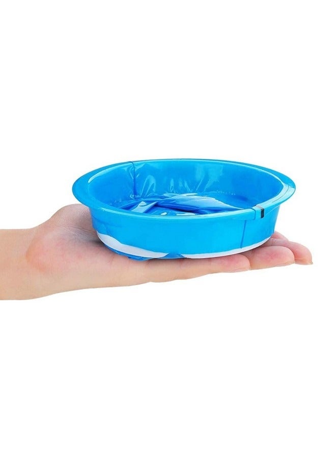 Beauenty Vomit Bags Disposable Disposable barf bags, pack of 10 barf bags, 1000ml barf bags, disposable barf bags, portable barf bags, car and plane barf bags, travel motion sickness, taxi, kids, adults, Blue - Image 2