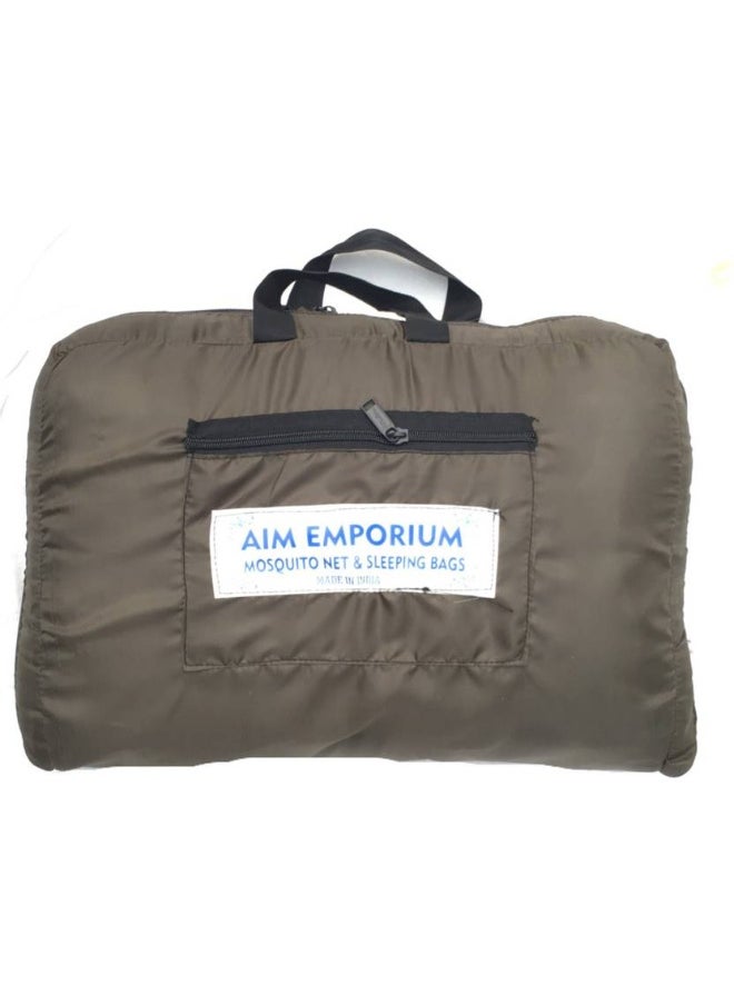 Aim Emporium Aim Emporium Rectangular Indoor & Outdoor Temp 10°C to 20°C, For Travelling , Camping, Hiking Sleeping Bag  (Green)  - Image 5