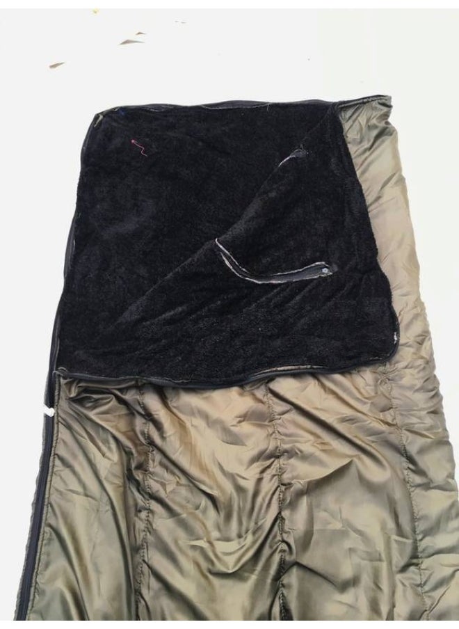 Aim Emporium Aim Emporium Rectangular Indoor & Outdoor Temp 10°C to 20°C, For Travelling , Camping, Hiking Sleeping Bag  (Green)  - Image 2