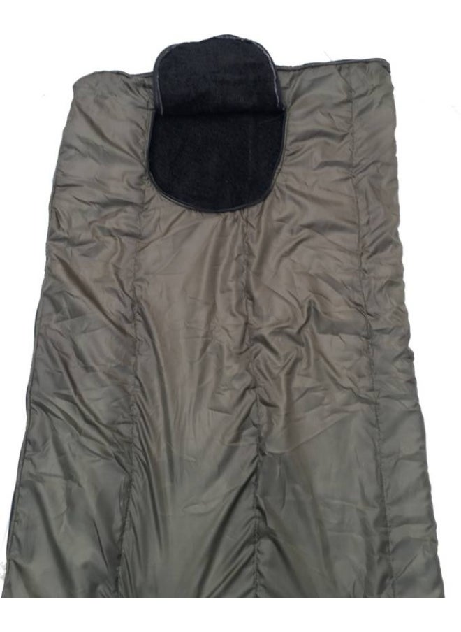 Aim Emporium Aim Emporium Rectangular Indoor & Outdoor Temp 10°C to 20°C, For Travelling , Camping, Hiking Sleeping Bag  (Green)  - Image 4