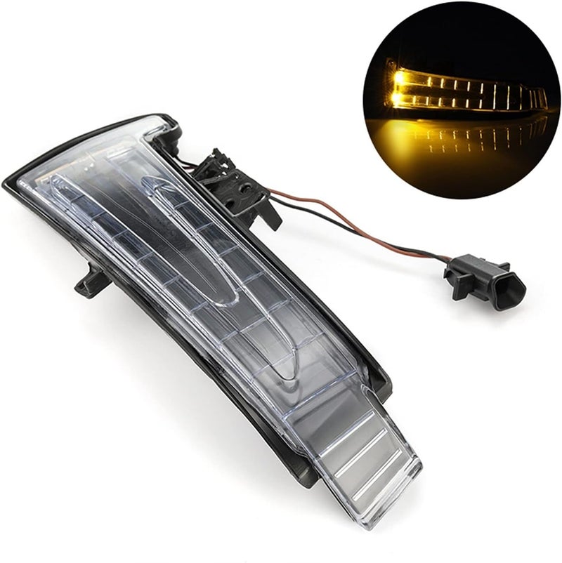 QASULER Car Rear View Mirror Turn Signal Light Indicator - Image 3