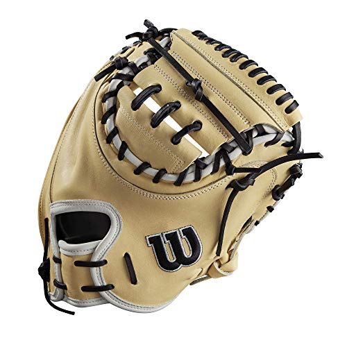 Wilson 2021 A2000 CM33 33" Baseball Catcher's Mitt - Blonde/Black, Right Hand Throw - Image 3