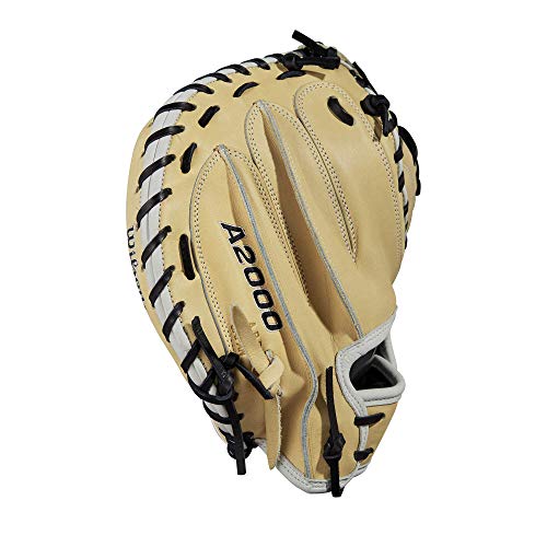 Wilson 2021 A2000 CM33 33" Baseball Catcher's Mitt - Blonde/Black, Right Hand Throw - Image 4