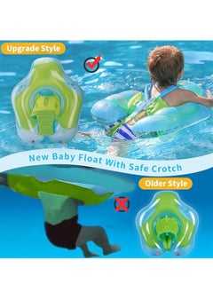 General Baby Swim Flotation, Inflatable Baby Pool Flotation with SPF 50+ Awning and Safety Bottom Support, Baby Swim Ring Set for Toddlers 2-6 years old  - Image 3