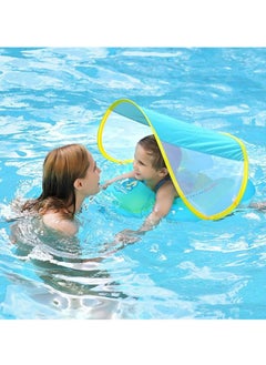 General Baby Swim Flotation, Inflatable Baby Pool Flotation with SPF 50+ Awning and Safety Bottom Support, Baby Swim Ring Set for Toddlers 2-6 years old  - Image 5