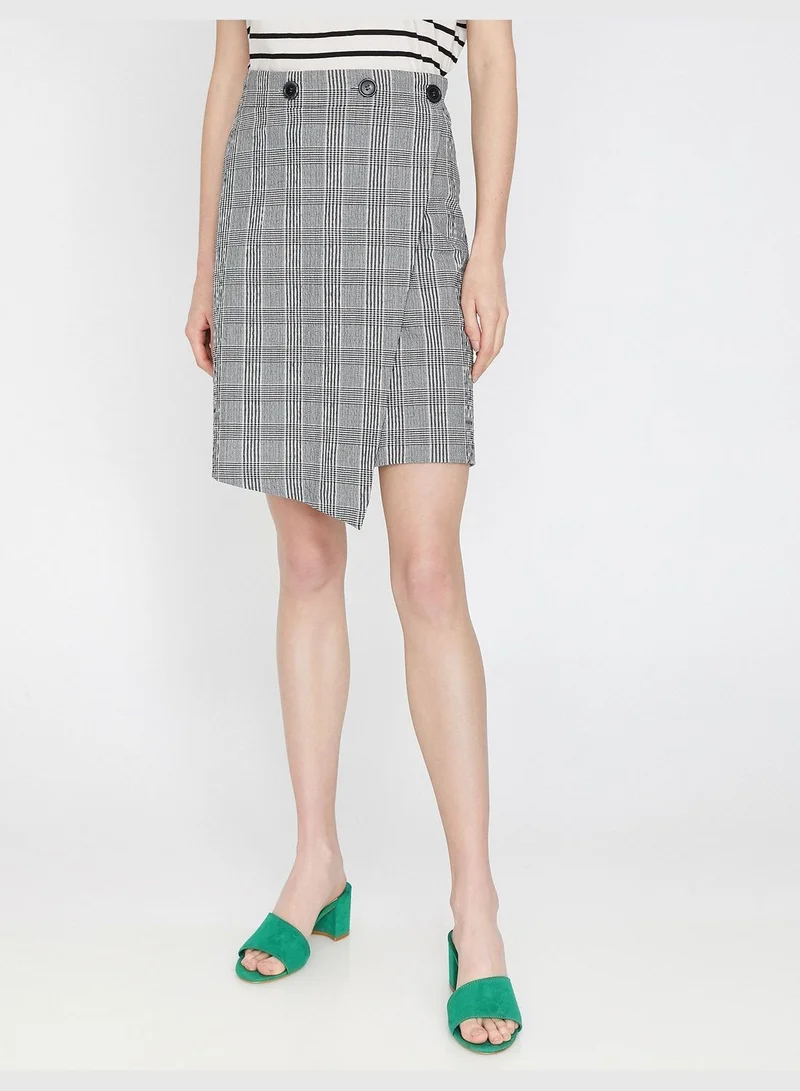 KOTON Check Skirt