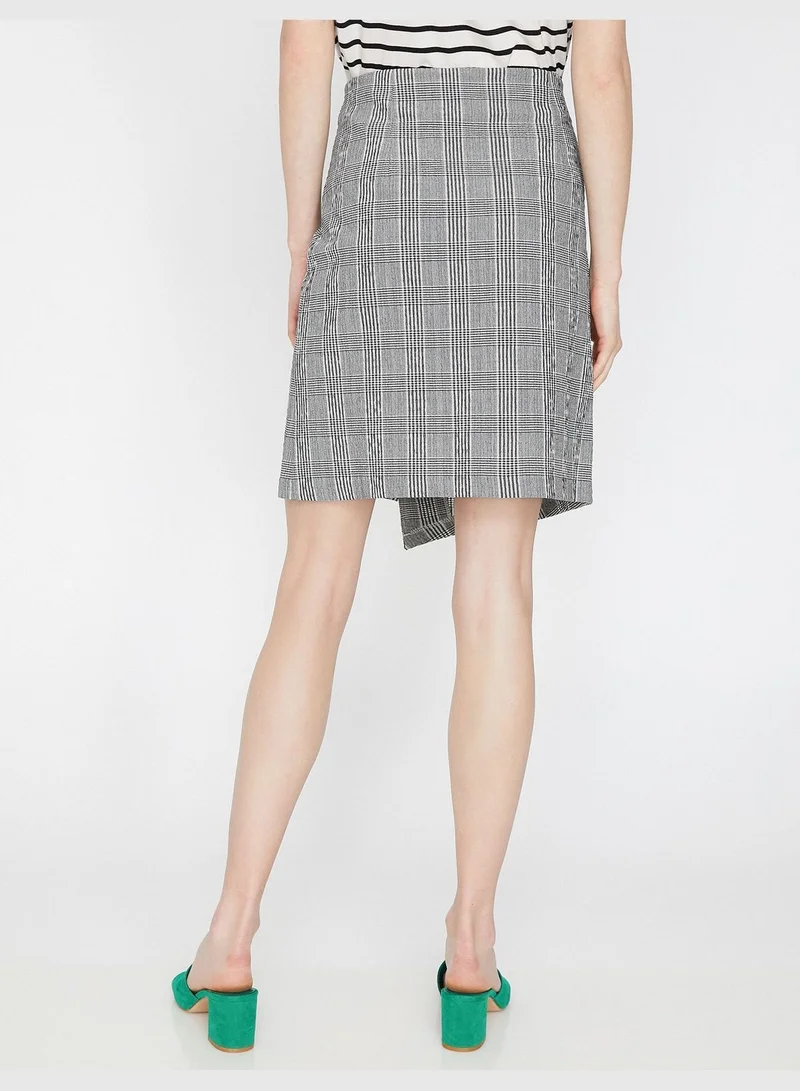 KOTON Check Skirt