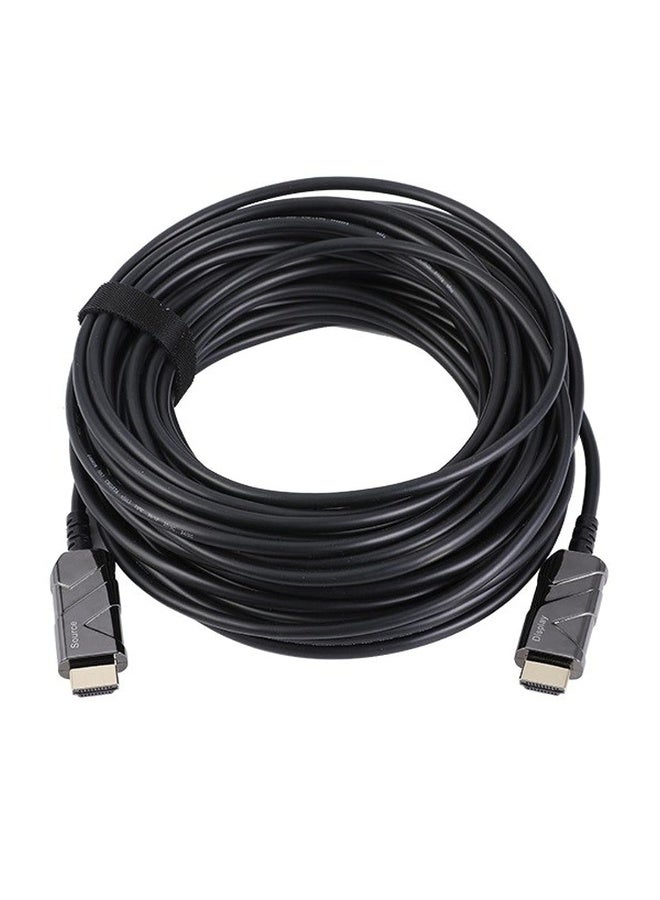 Original Premium 8K Active Fiber Optic HDMI 2.1 Cable – Ultra High Speed 48Gbps, 8K@60Hz, 4K@120Hz, eARC, 3D, Gold Plated – 15m - Image 4