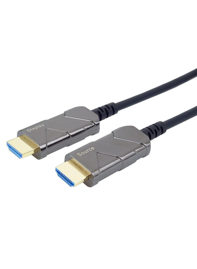 Original Premium 8K Active Fiber Optic HDMI 2.1 Cable – Ultra High Speed 48Gbps, 8K@60Hz, 4K@120Hz, eARC, 3D, Gold Plated – 15m - Image 2