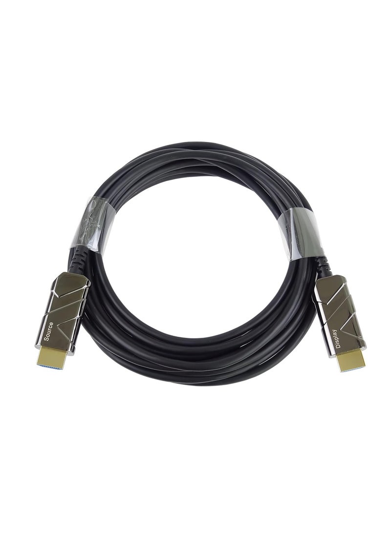 Original Premium 8K Active Fiber Optic HDMI 2.1 Cable – Ultra High Speed 48Gbps, 8K@60Hz, 4K@120Hz, eARC, 3D, Gold Plated – 15m - Image 3