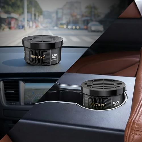 Involve your senses عطر سيارة إنفولف ون مسك أسود -IONE13-45g | معطر هواء سيارة قوي من الألياف | عطر مسك يدوم طويلاً | عطور سيارات فاخرة | معطرات سيارات تدوم طويلاً | ملحقات سيارات 2025 - Image 4