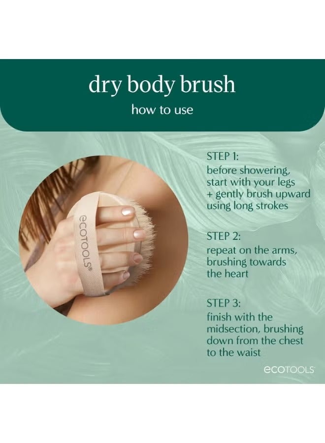إيكوتولز فرشاة الجسم الجافة من إيكوتولز لإزالة السموم وتنعيم البشرة - Image 3